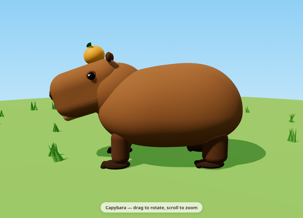 Capybara side view